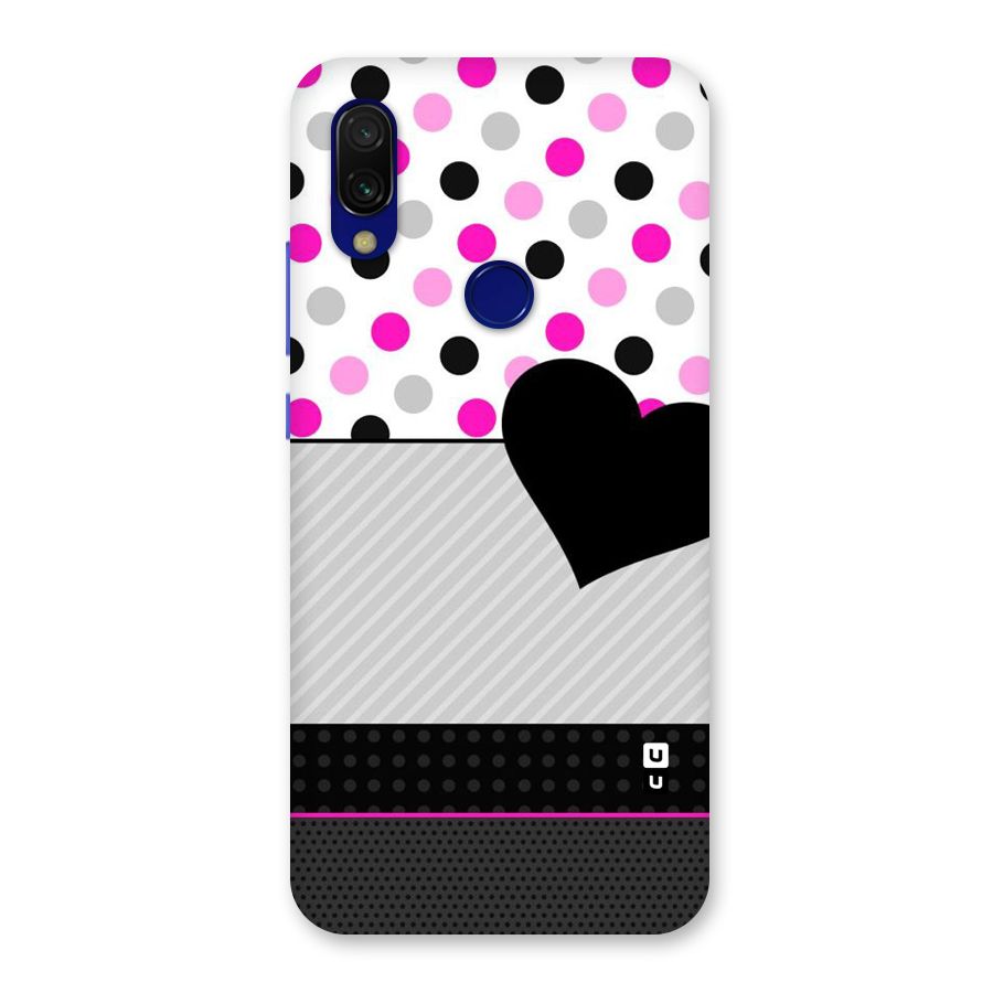 Heart Polka Stripes Back Case for Redmi Y3