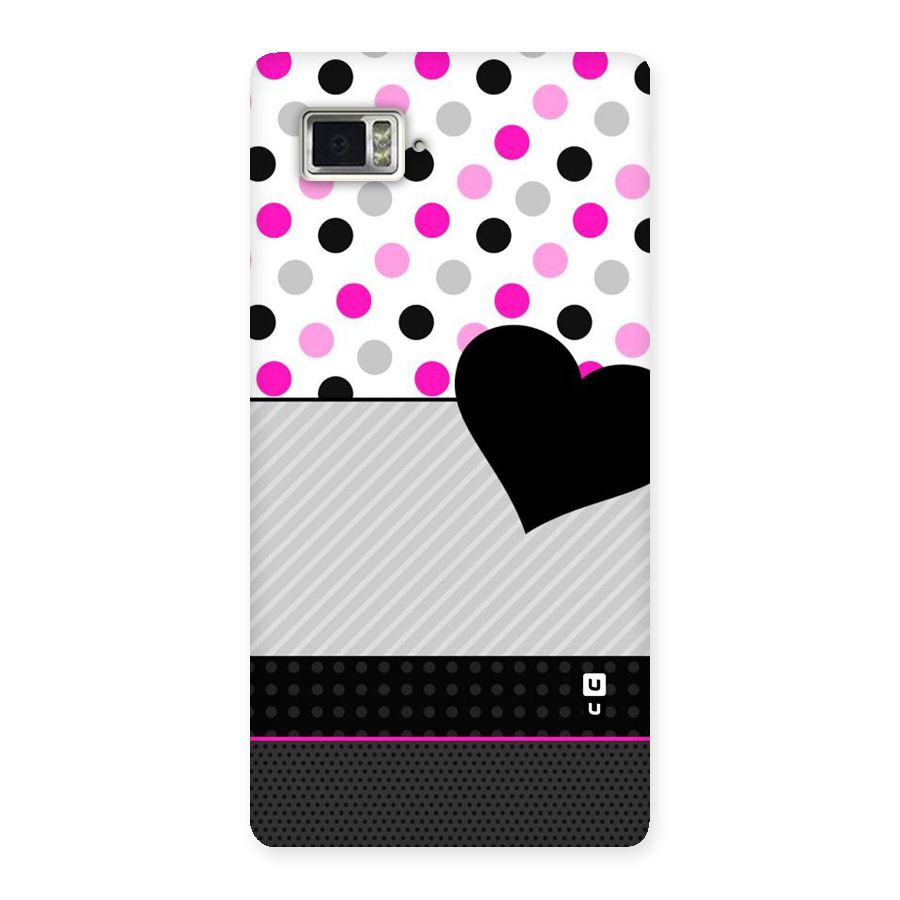 Heart Polka Stripes Back Case for Vibe Z2 Pro K920