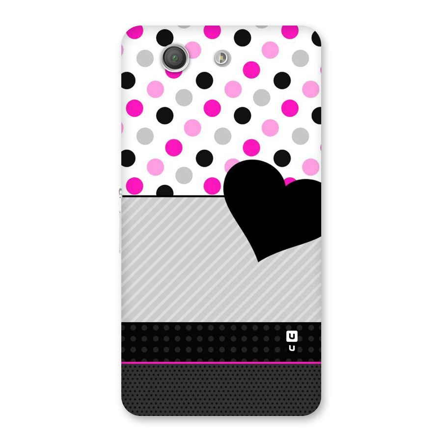 Heart Polka Stripes Back Case for Xperia Z3 Compact