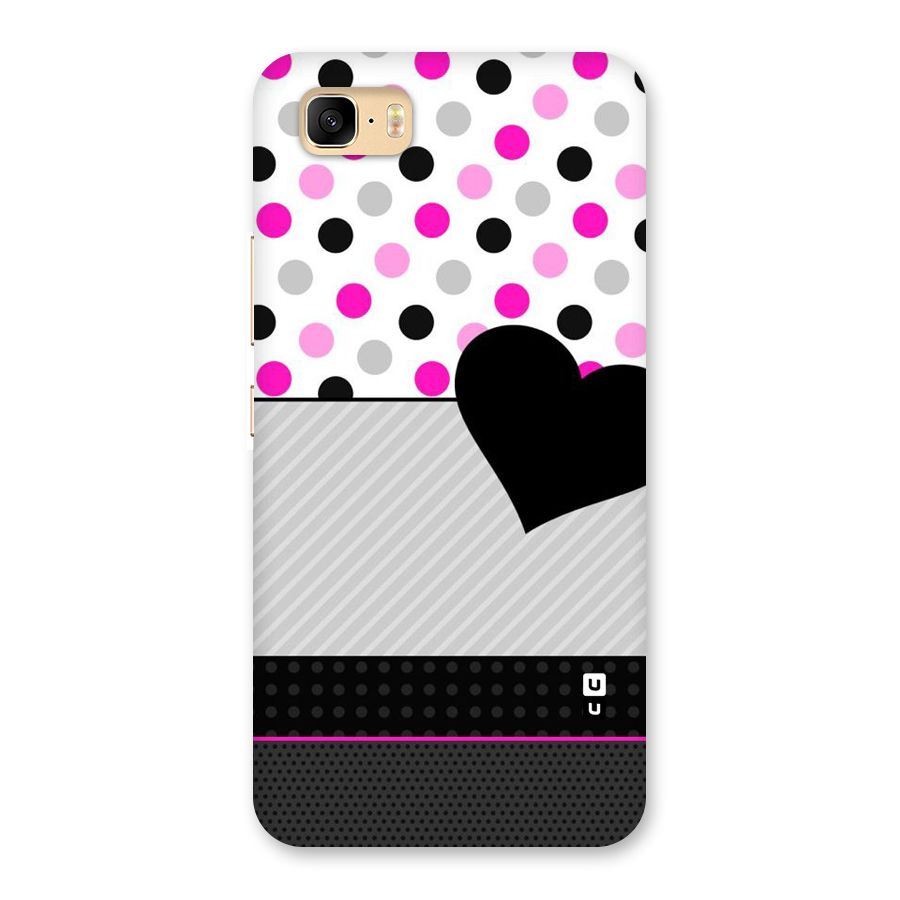 Heart Polka Stripes Back Case for Zenfone 3s Max