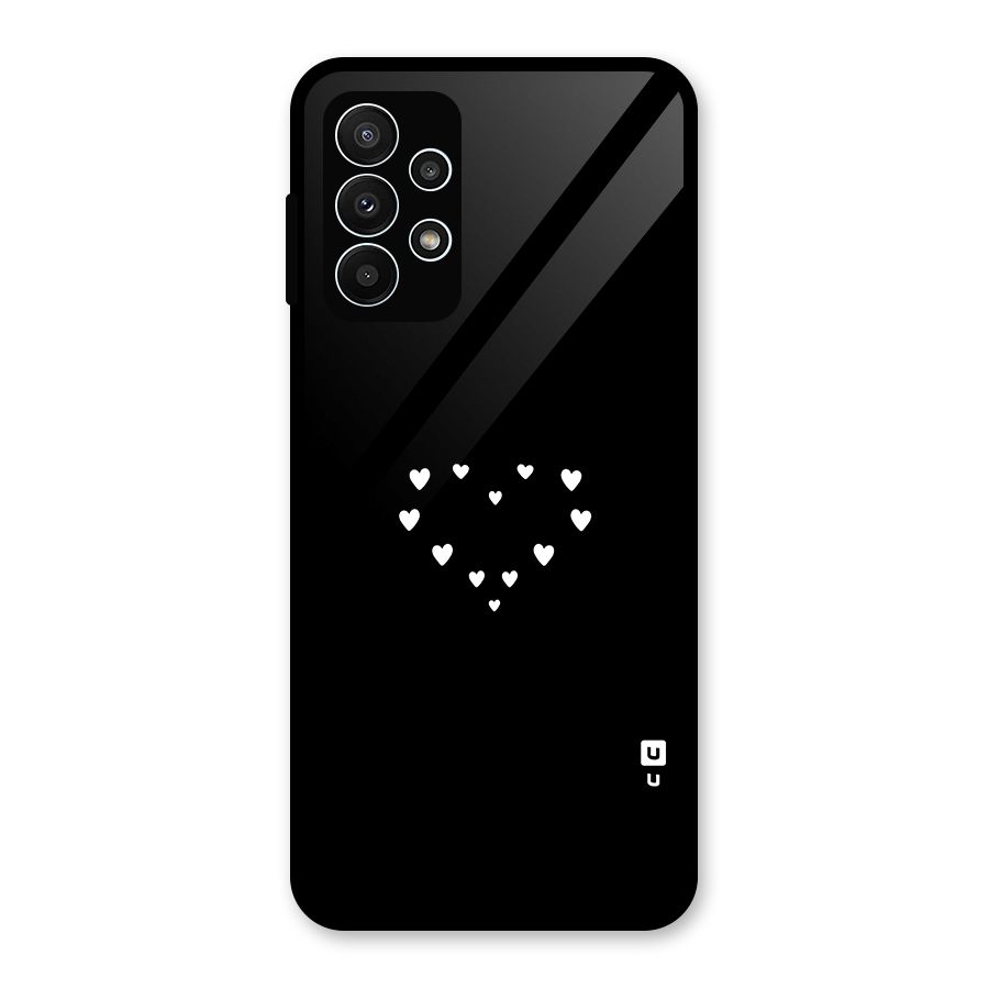 Heart of Hearts Glass Back Case for Galaxy A23