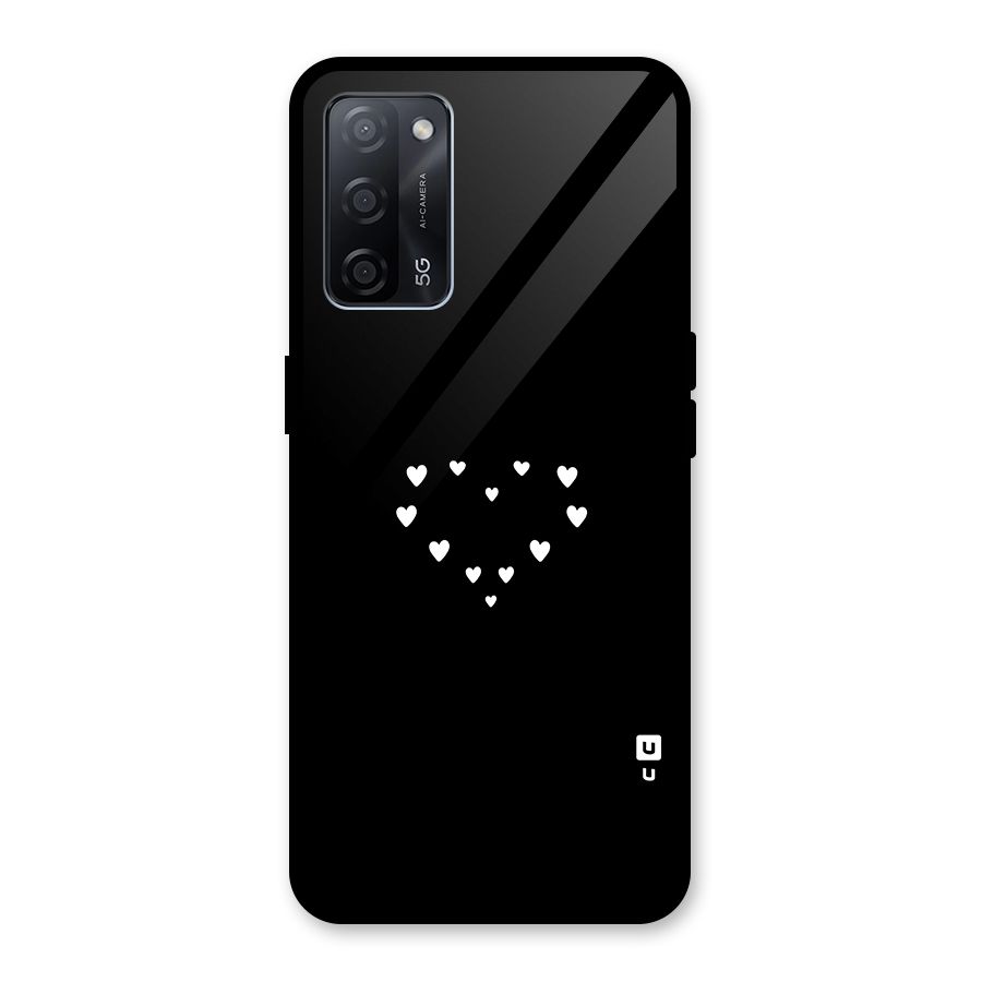 Heart of Hearts Glass Back Case for Oppo A53s 5G