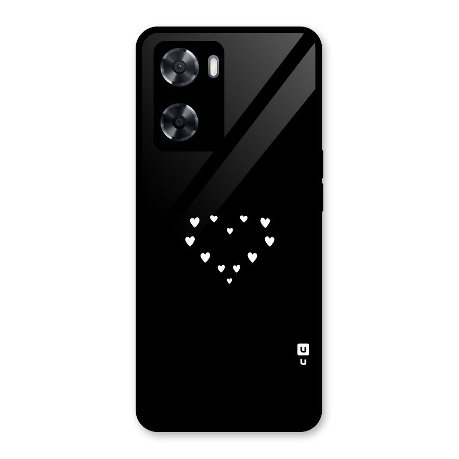 Heart of Hearts Glass Back Case for Oppo A57 2022