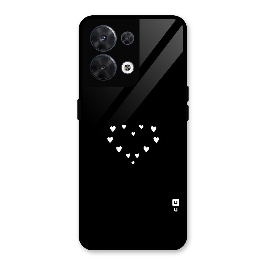 Heart of Hearts Glass Back Case for Oppo Reno8 5G