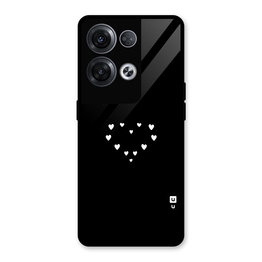 Heart of Hearts Glass Back Case for Oppo Reno8 Pro 5G