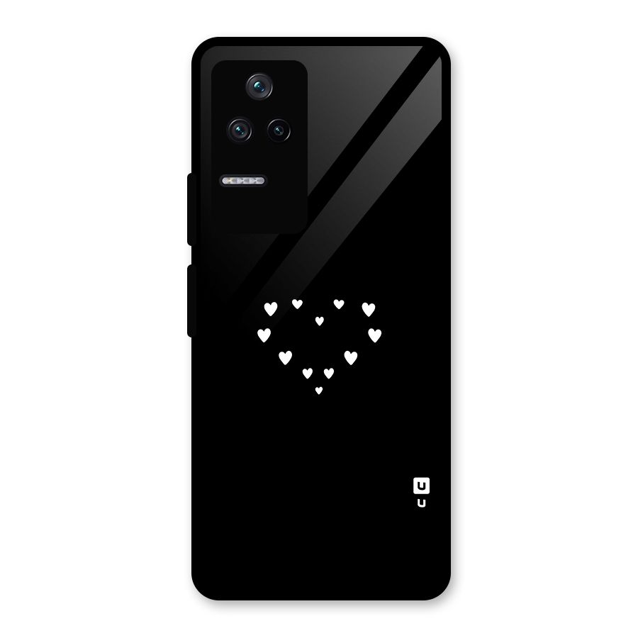 Heart of Hearts Glass Back Case for Poco F4 5G