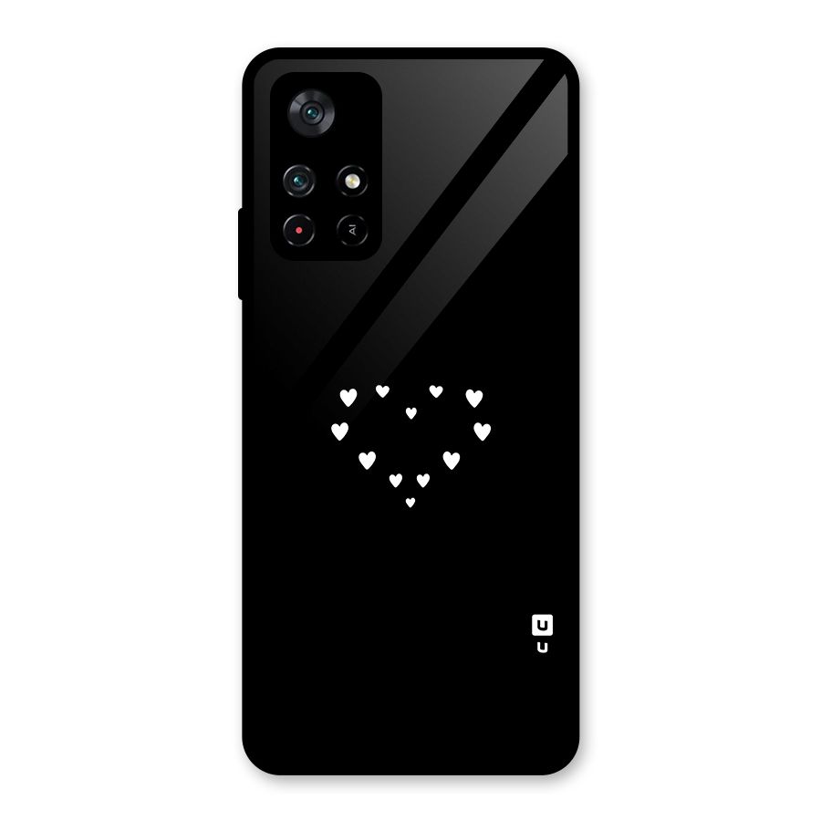 Heart of Hearts Glass Back Case for Poco M4 Pro 5G
