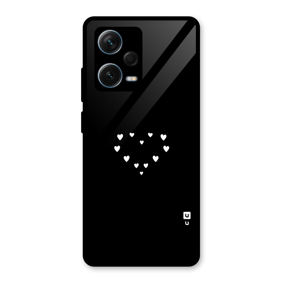 Heart of Hearts Glass Back Case for Redmi Note 12 Pro Plus 5G