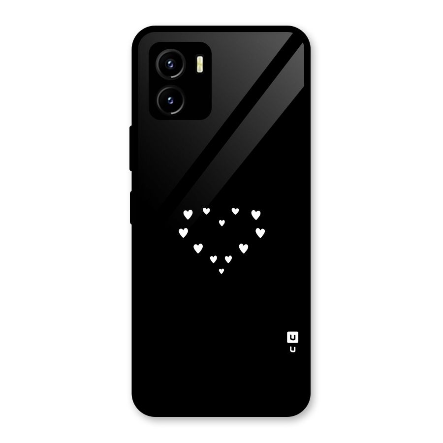 Heart of Hearts Glass Back Case for Vivo Y15s