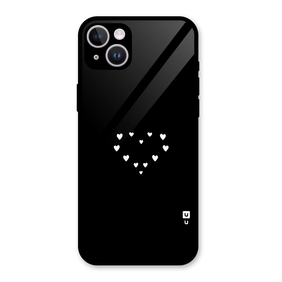 Heart of Hearts Glass Back Case for iPhone 14 Plus