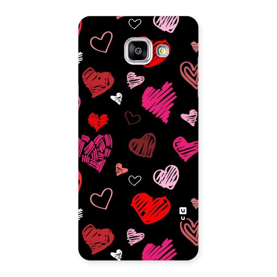 Hearts Art Pattern Back Case for Galaxy A5 2016