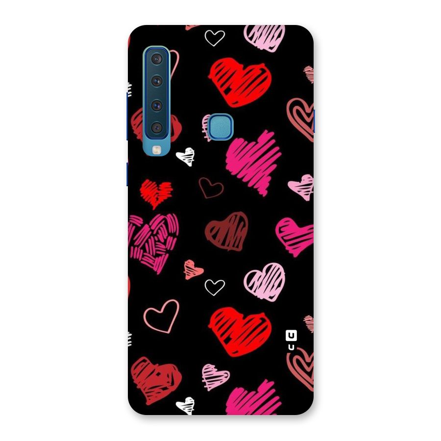Hearts Art Pattern Back Case for Galaxy A9 (2018)