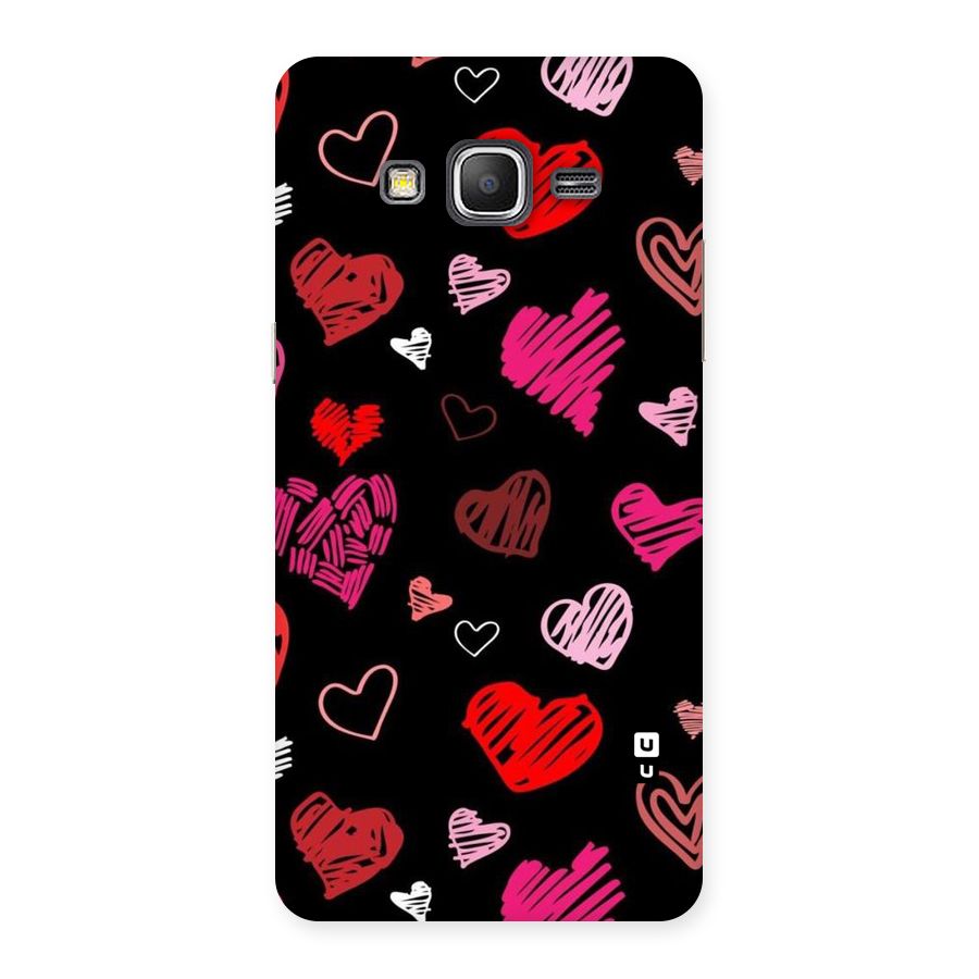 Hearts Art Pattern Back Case for Galaxy Grand Prime
