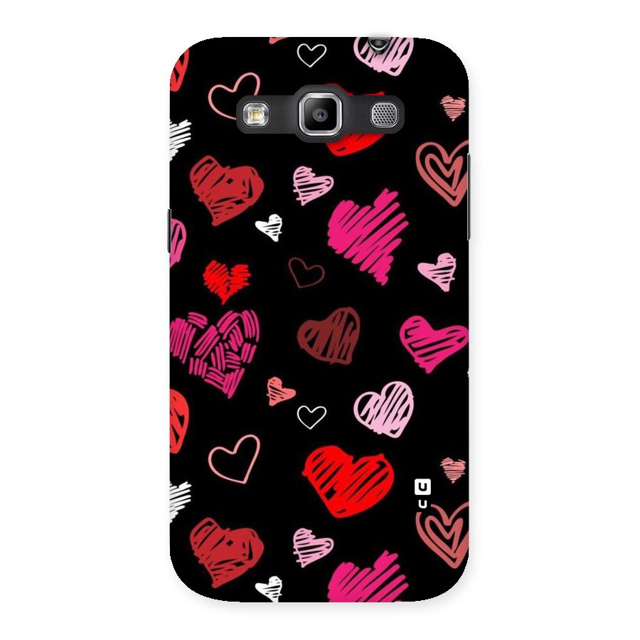 Hearts Art Pattern Back Case for Galaxy Grand Quattro