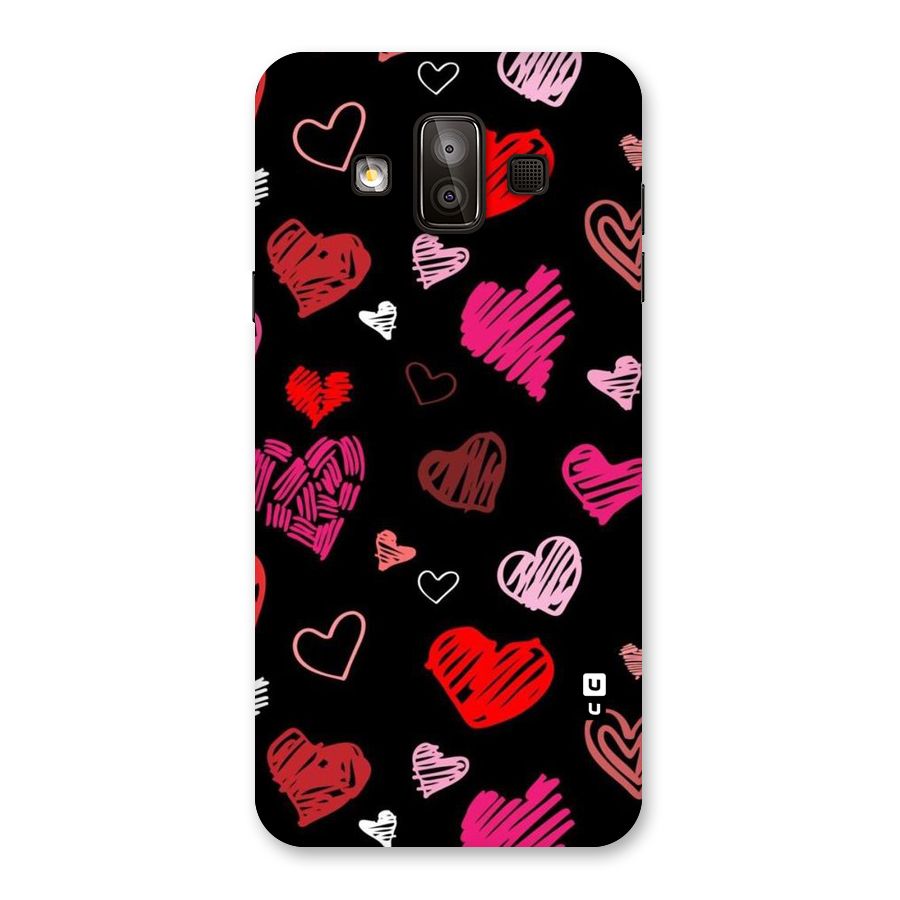 Hearts Art Pattern Back Case for Galaxy J7 Duo