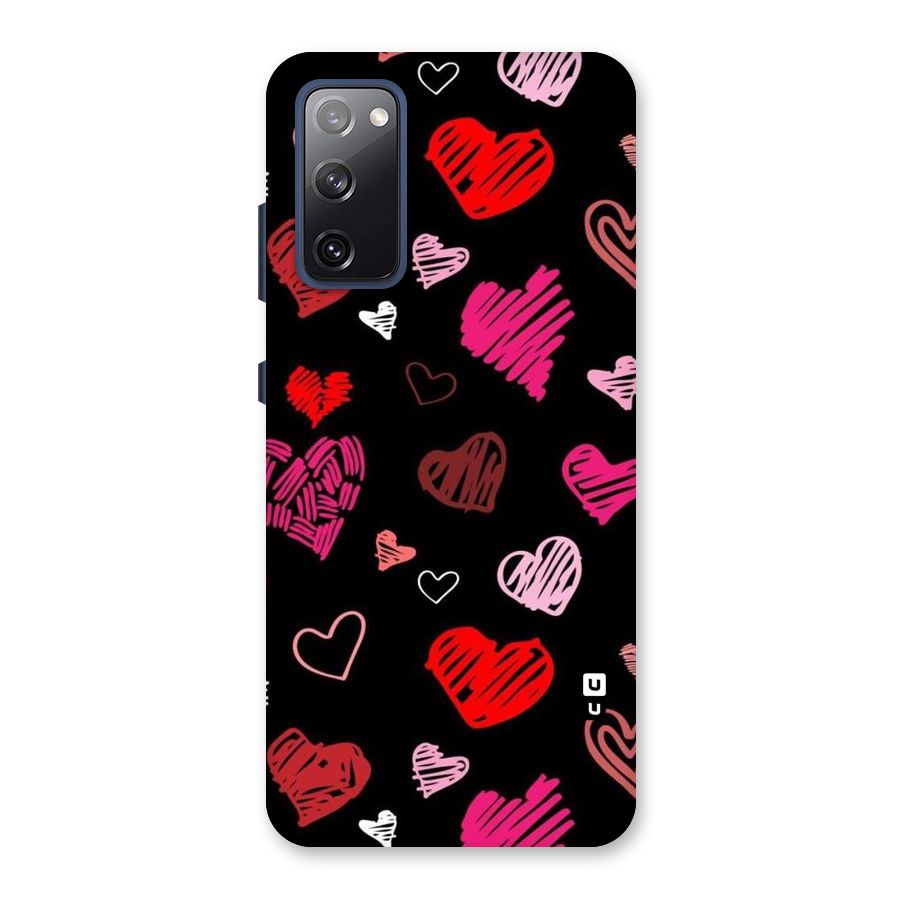 Hearts Art Pattern Back Case for Galaxy S20 FE