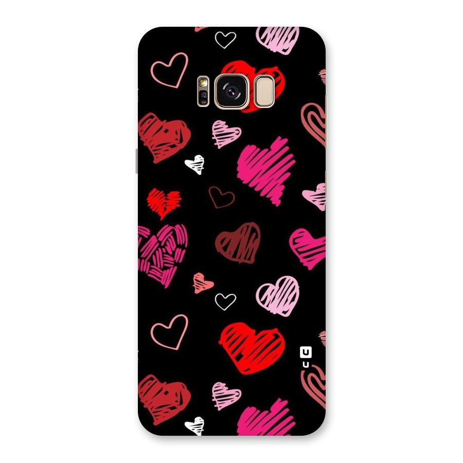 Hearts Art Pattern Back Case for Galaxy S8 Plus