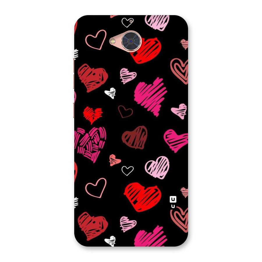 Hearts Art Pattern Back Case for Gionee S6 Pro