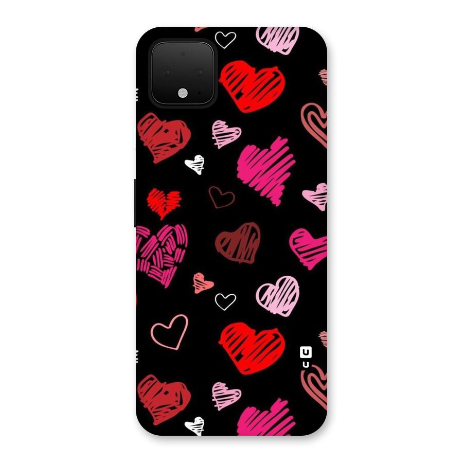 Hearts Art Pattern Back Case for Google Pixel 4 XL