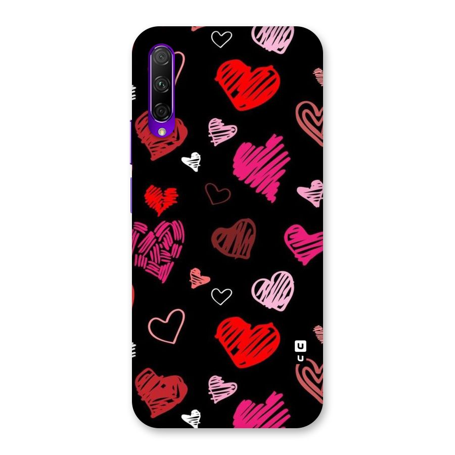 Hearts Art Pattern Back Case for Honor 9X Pro