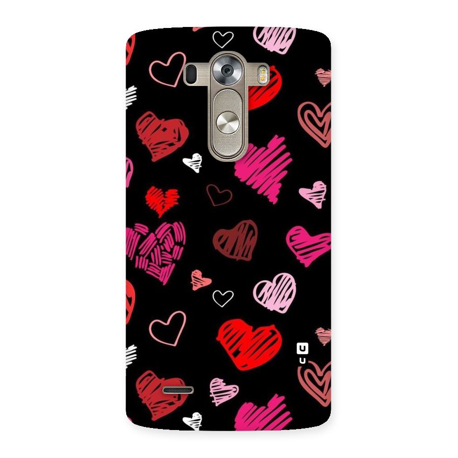 Hearts Art Pattern Back Case for LG G3
