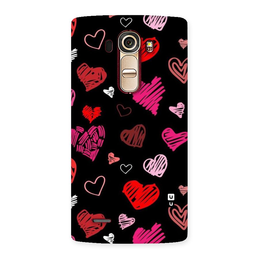Hearts Art Pattern Back Case for LG G4