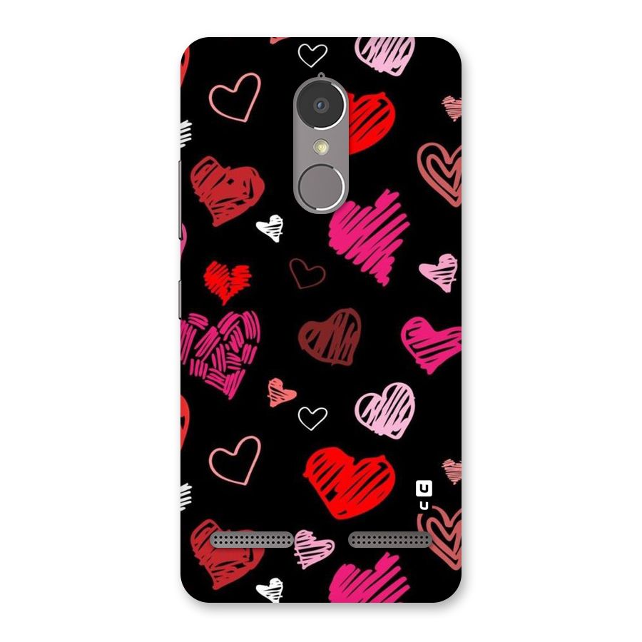 Hearts Art Pattern Back Case for Lenovo K6