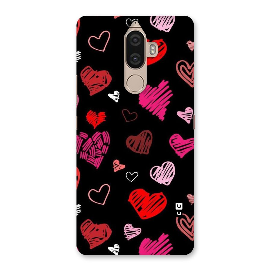 Hearts Art Pattern Back Case for Lenovo K8 Note