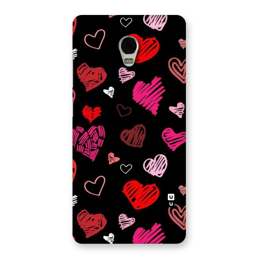 Hearts Art Pattern Back Case for Lenovo Vibe P1