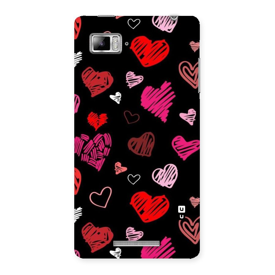 Hearts Art Pattern Back Case for Lenovo Vibe Z K910