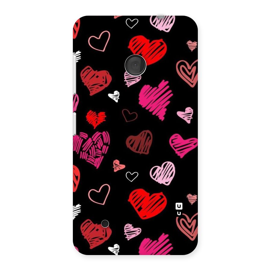 Hearts Art Pattern Back Case for Lumia 530