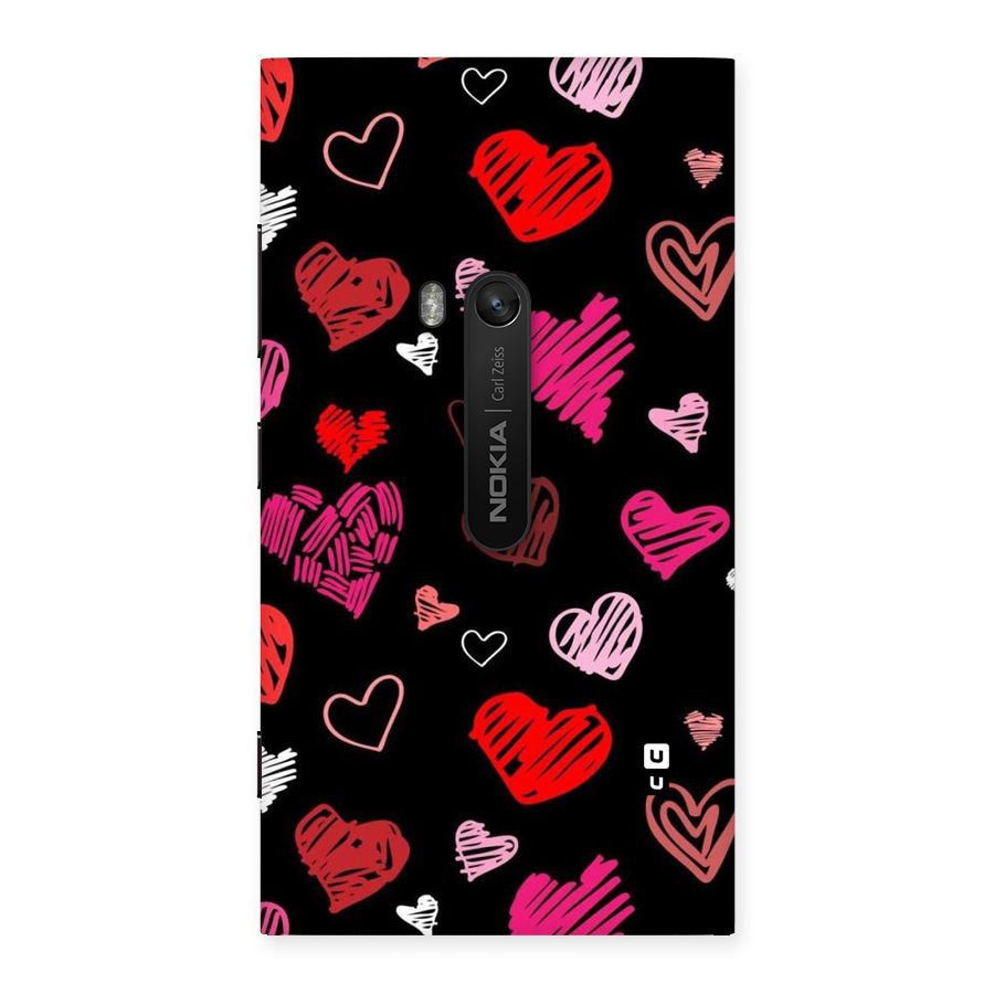 Hearts Art Pattern Back Case for Lumia 920