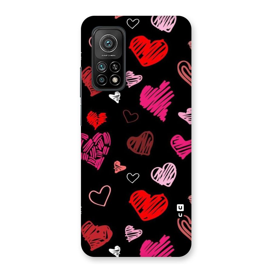Hearts Art Pattern Back Case for Mi 10T Pro 5G