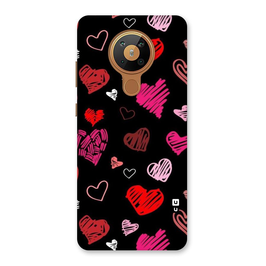 Hearts Art Pattern Back Case for Nokia 5.3