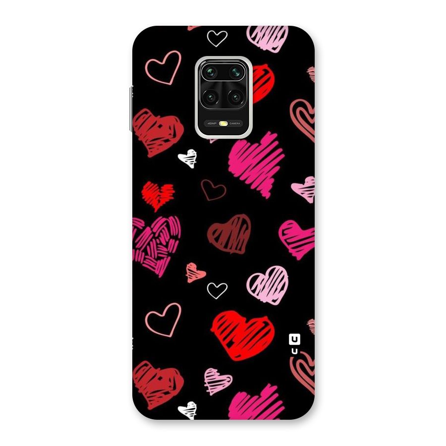 Hearts Art Pattern Back Case for Poco M2 Pro