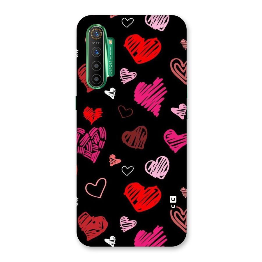 Hearts Art Pattern Back Case for Realme X2