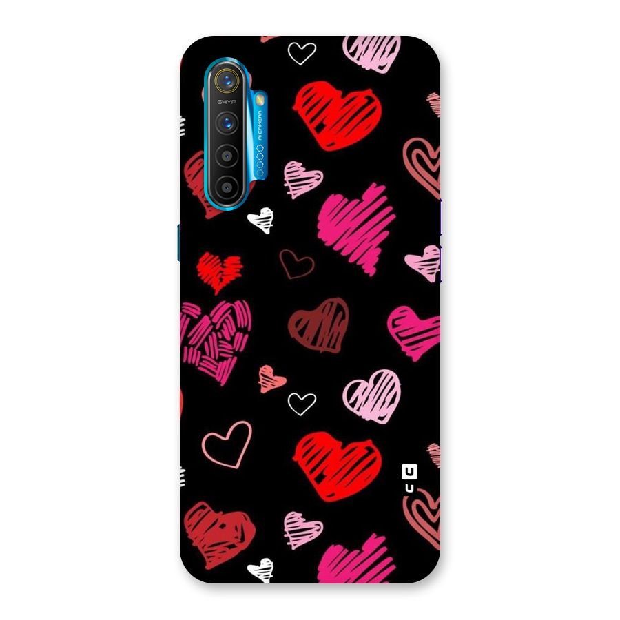 Hearts Art Pattern Back Case for Realme XT