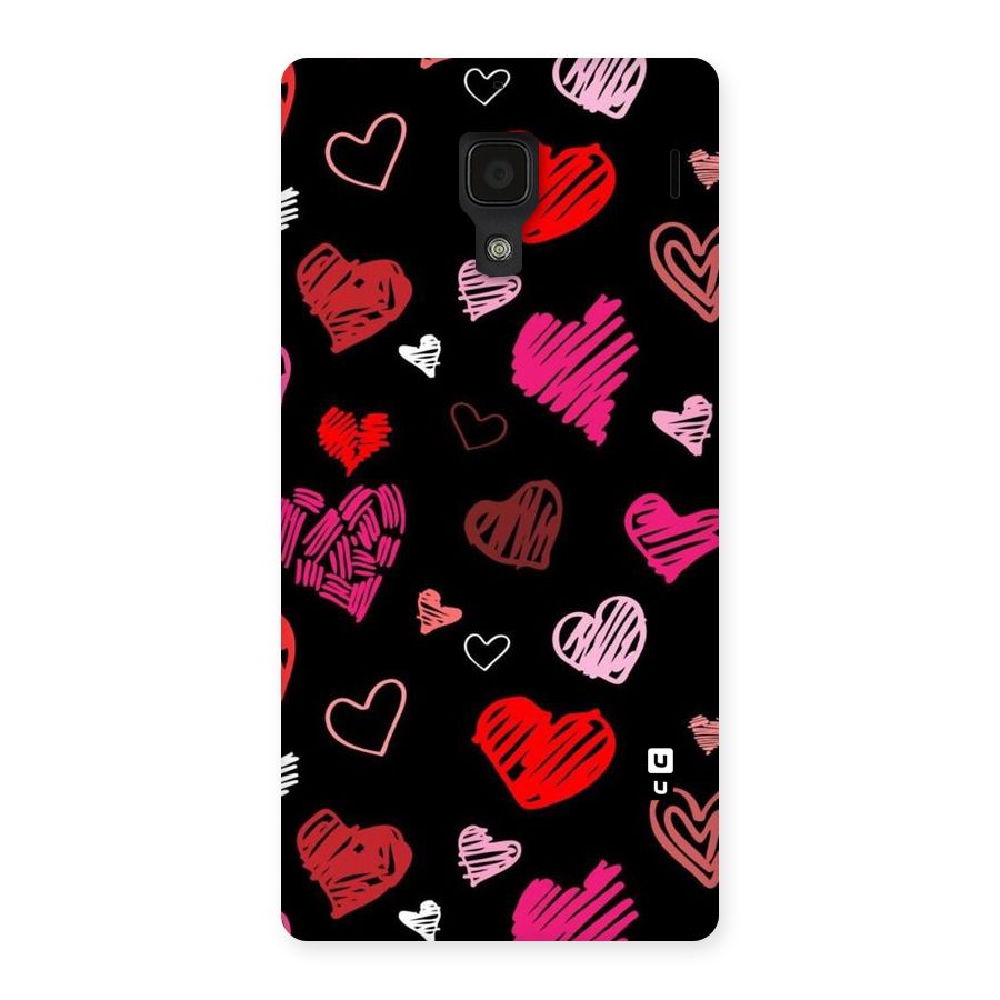 Hearts Art Pattern Back Case for Redmi 1S