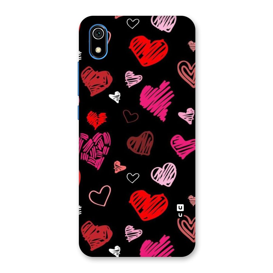 Hearts Art Pattern Back Case for Redmi 7A
