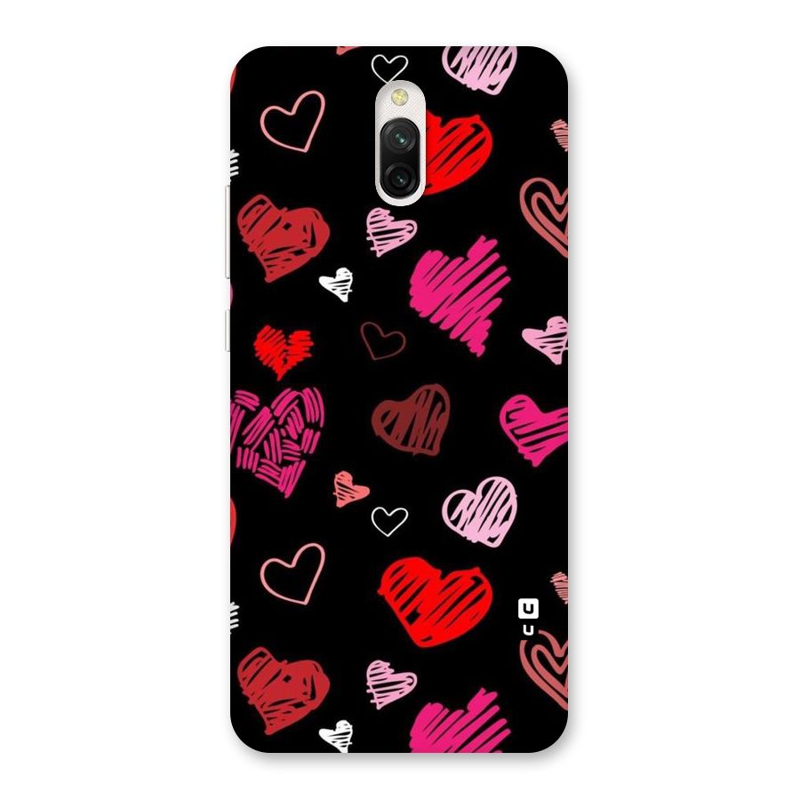 Hearts Art Pattern Back Case for Redmi 8A Dual