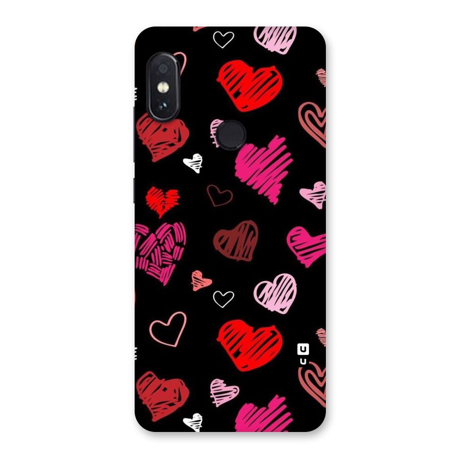 Hearts Art Pattern Back Case for Redmi Note 5 Pro