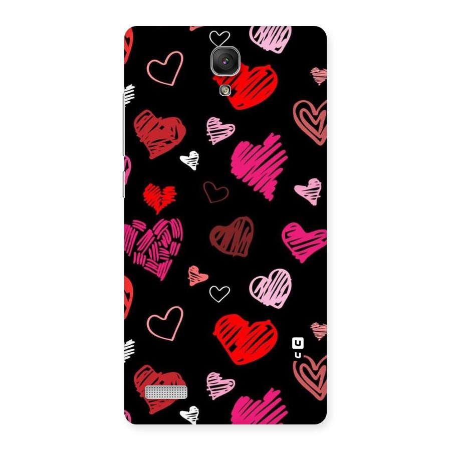 Hearts Art Pattern Back Case for Redmi Note Prime