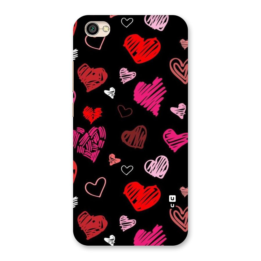 Hearts Art Pattern Back Case for Redmi Y1 Lite