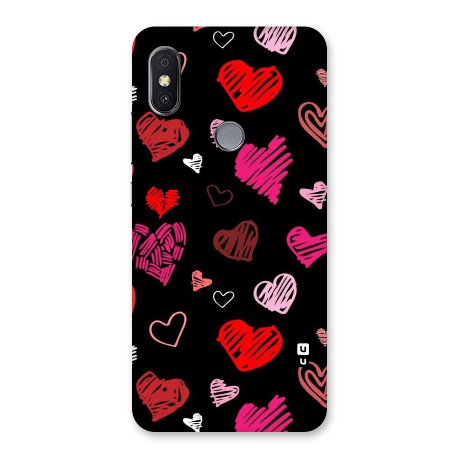 Hearts Art Pattern Back Case for Redmi Y2