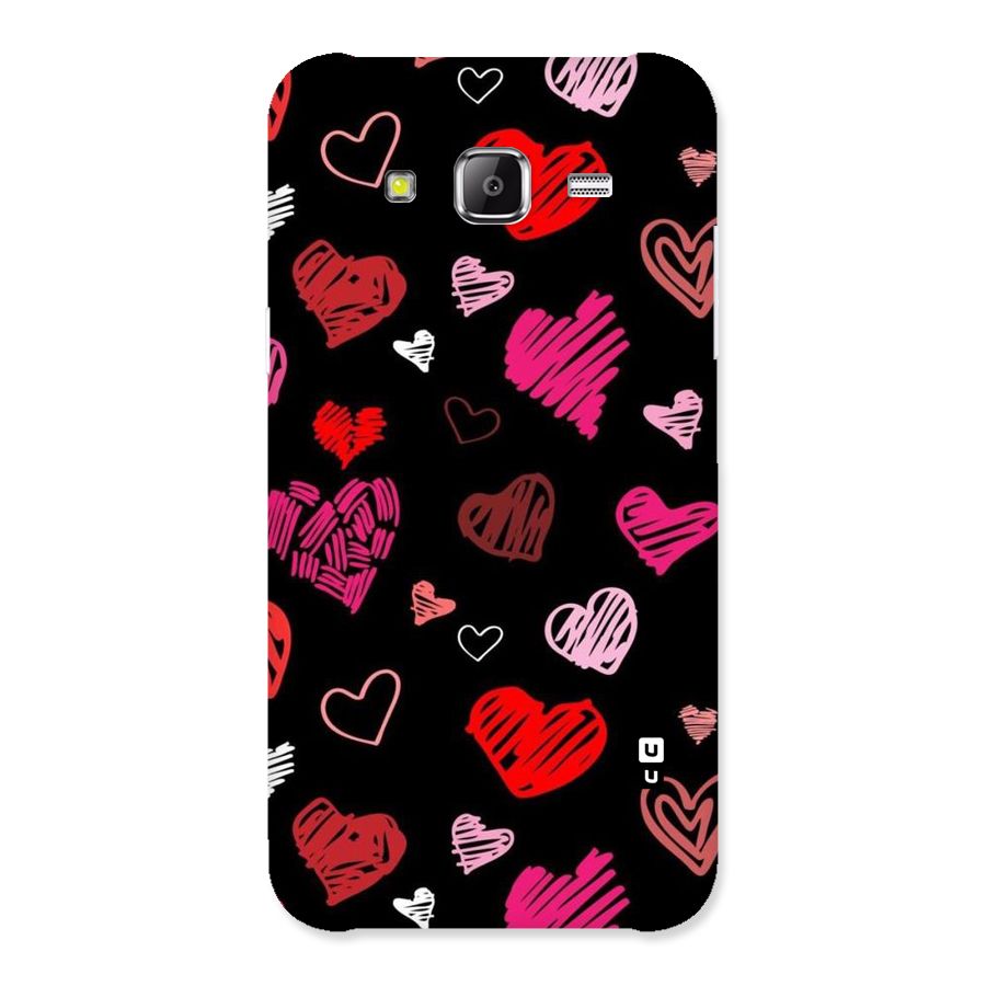 Hearts Art Pattern Back Case for Samsung Galaxy J5