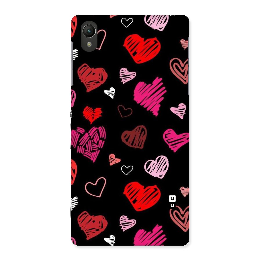 Hearts Art Pattern Back Case for Sony Xperia Z2