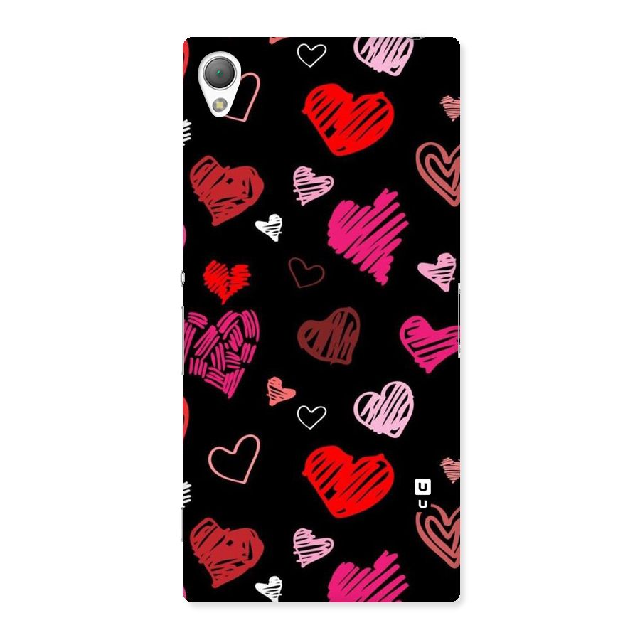 Hearts Art Pattern Back Case for Sony Xperia Z3