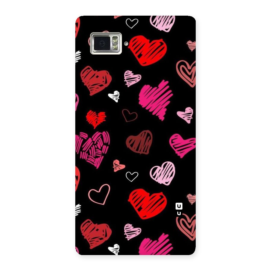 Hearts Art Pattern Back Case for Vibe Z2 Pro K920