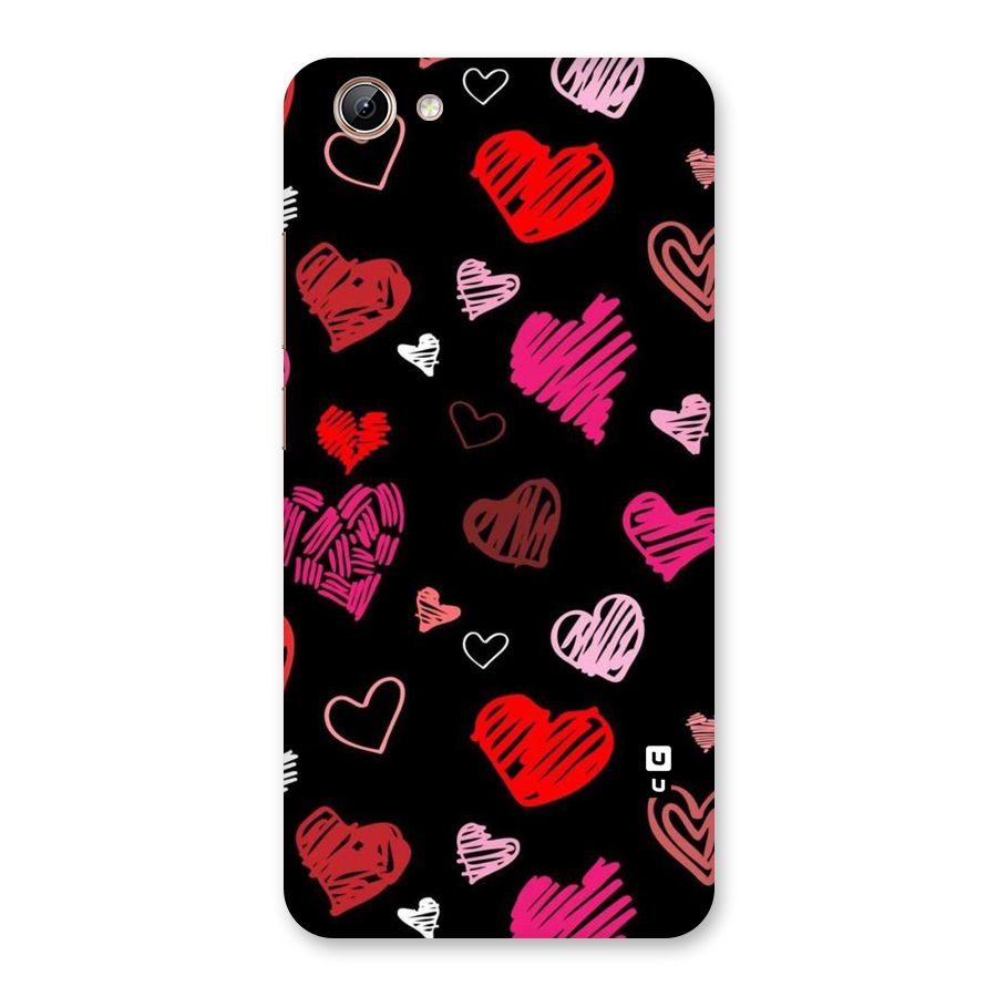 Hearts Art Pattern Back Case for Vivo Y71i
