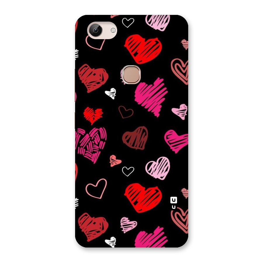 Hearts Art Pattern Back Case for Vivo Y83